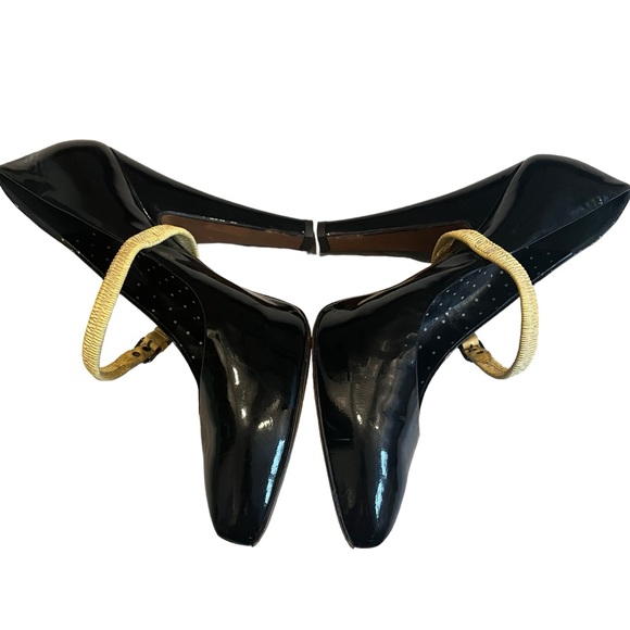 Moschino Cheap and Chic Black Patent Leather Mary Jane Pumps, Sz EU 40 - Picture 9 of 15